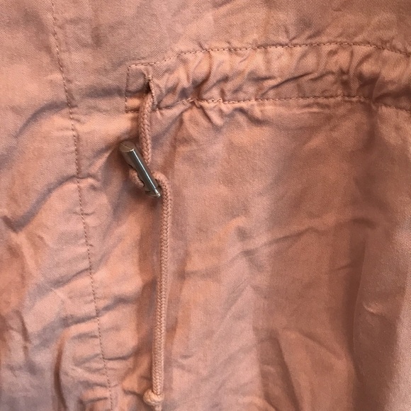 Carolina Belle brand size L open front blush color jacket with roll tab sleeves - Picture 4 of 6